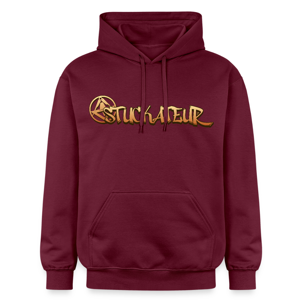 Gildan Unisex Softstyle® "Stuckateur" Maroon Gildan Unisex Softstyle® Midweight Hoodie