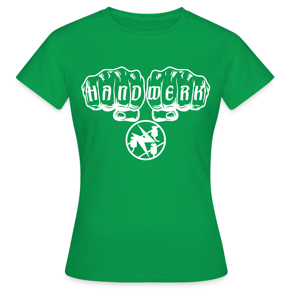 Frauen T-Shirt "Elektriker" Kelly Green Frauen T-Shirt