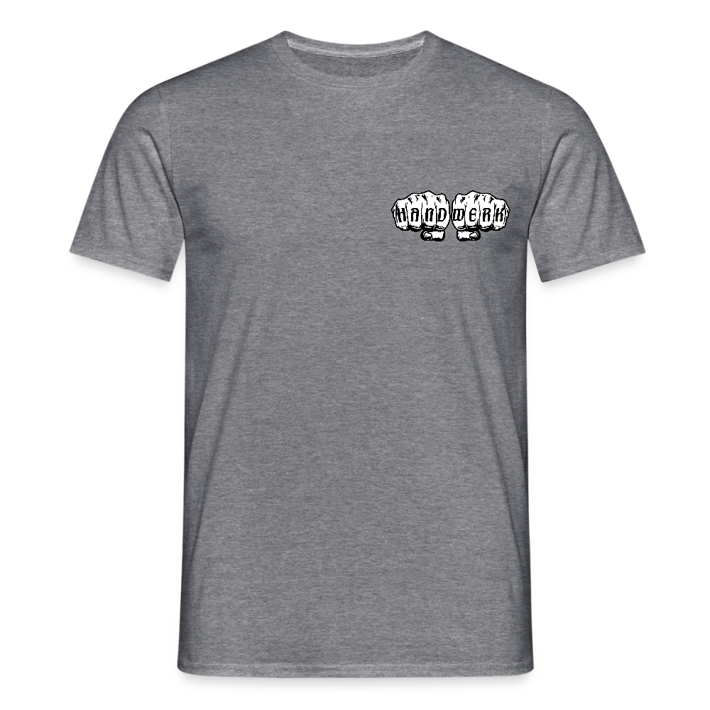 Unisex T-Shirt "Metzger" - Graphit meliert