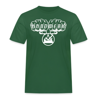 Männer Workwear T-Shirt "Schreiner/Tischler" Flaschengrün Männer Workwear T-Shirt