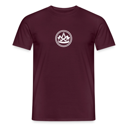 Unisex Zimmermann T-Shirt von Spreadconnect, beidseitig bedruckt mit Handwerker-Design, zeigt Skull- und Zunft-Motiv in Deutschland