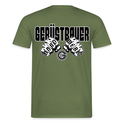 Unisex T-Shirt "Gerüstbauer" Militärgrün Männer T-Shirt
