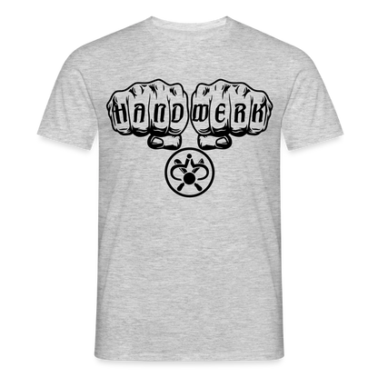 Unisex T-Shirt "Drechsler" Grau meliert Männer T-Shirt