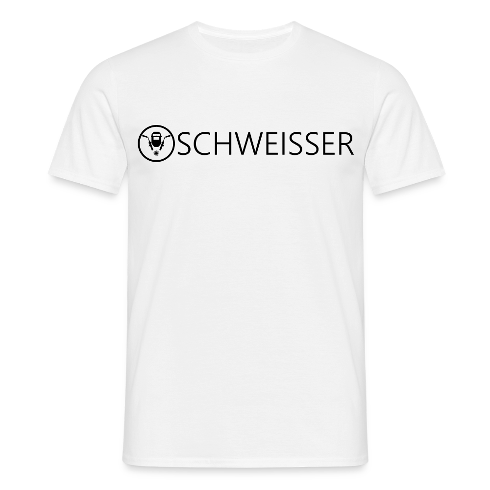 Unisex T-Shirt "Schweisser" Weiß Männer T-Shirt