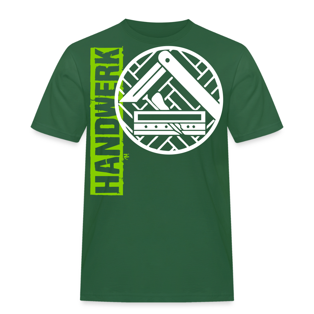 Unisex Workwear T-Shirt "Parkettleger" Flaschengrün Männer Workwear T-Shirt