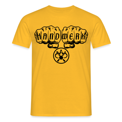 Unisex T-Shirt "Drechsler" Gelb Männer T-Shirt