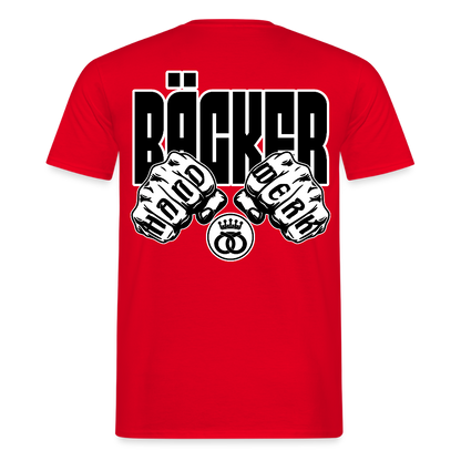 Unisex T-Shirt "Bäcker" - Rot