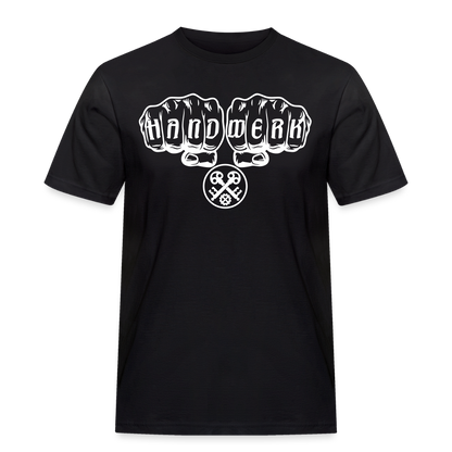 Männer Workwear T-Shirt "Schlosser" Schwarz Männer Workwear T-Shirt