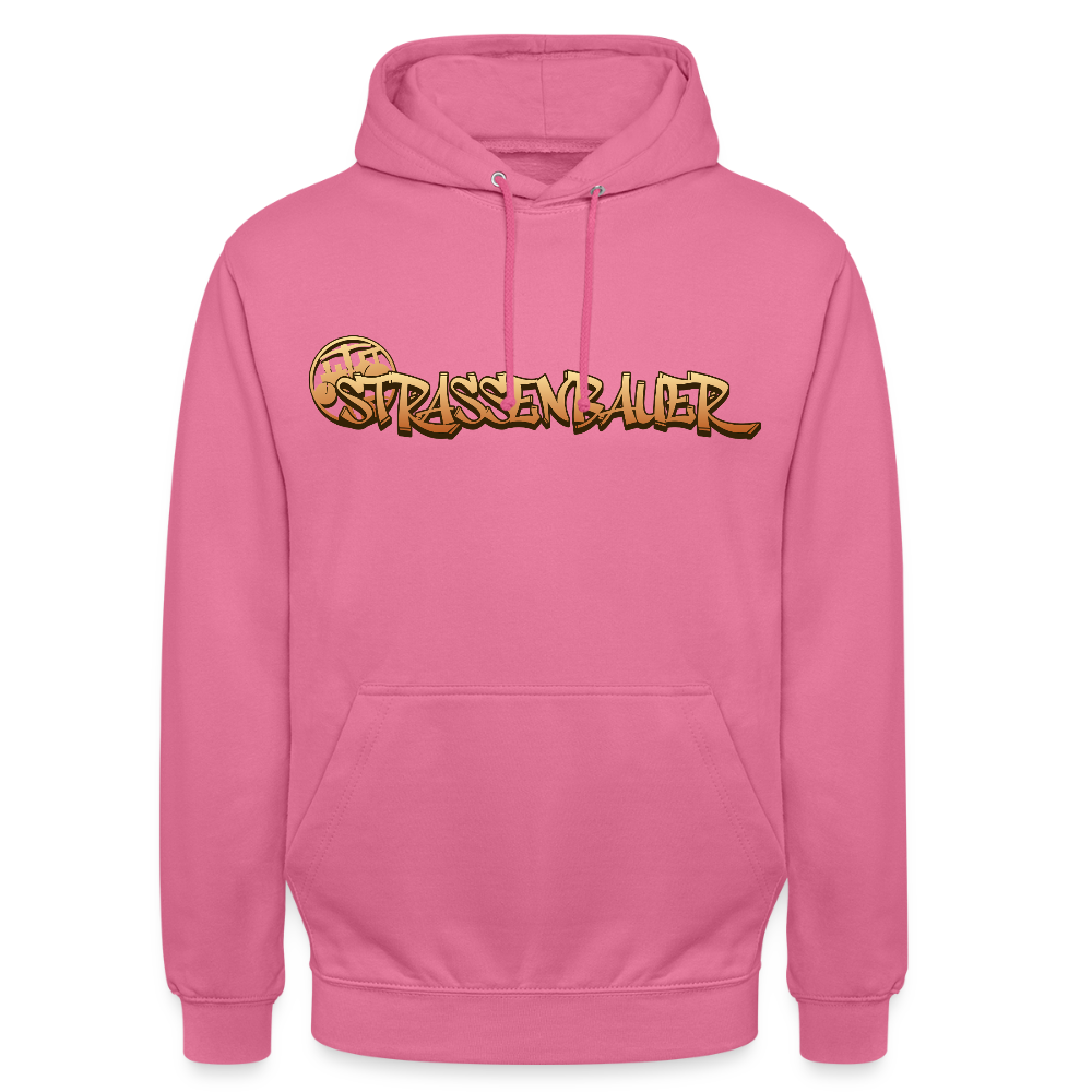 Unisex Hoodie "Strassenbauer" Pink Unisex Hoodie