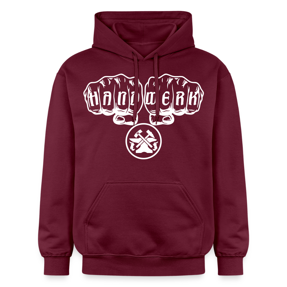 Gildan Unisex Softstyle® "Metallbauer" Maroon Gildan Unisex Softstyle® Midweight Hoodie