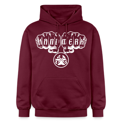 Gildan Unisex Softstyle® "Metallbauer" Maroon Gildan Unisex Softstyle® Midweight Hoodie