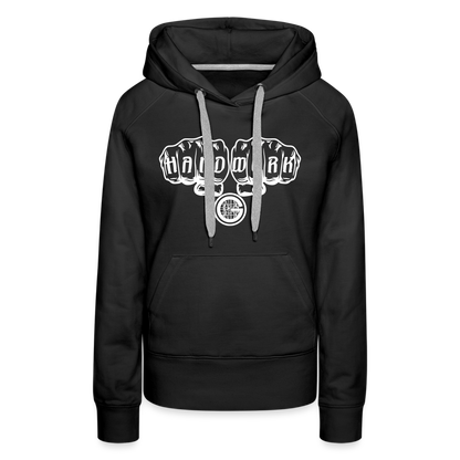 Frauen Premium Hoodie "Gerüstbauer" - Schwarz