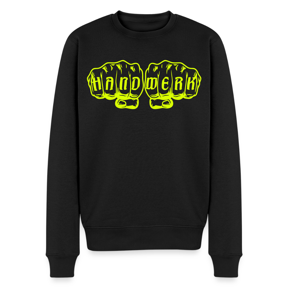 Unisex Premium Pullover "Schweisser" neongelb Männer Premium Pullover