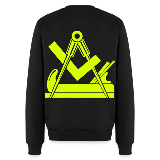 Unisex Premium Pullover "Schreiner" neongelb Schwarz Männer Premium Pullover