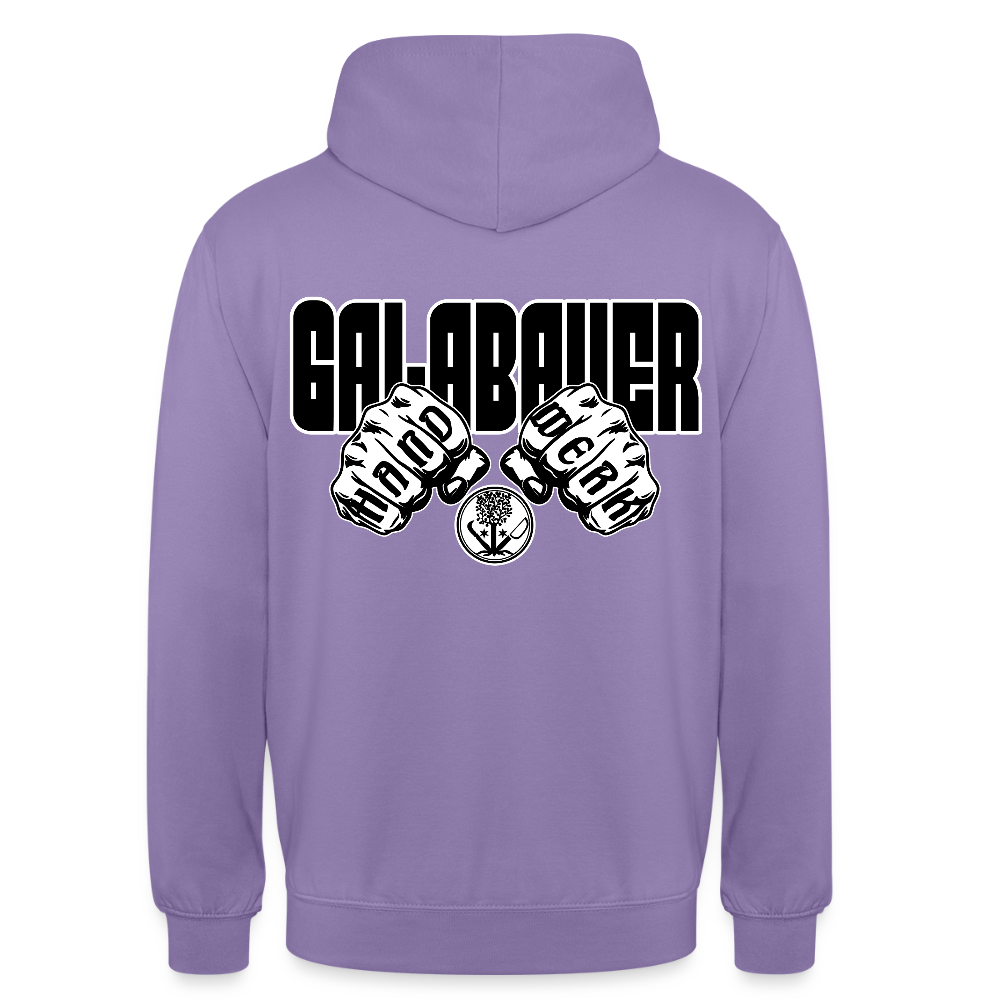 Unisex Hoodie "GaLaBauer" (beidseitig bedruckt) Lavendel Unisex Hoodie