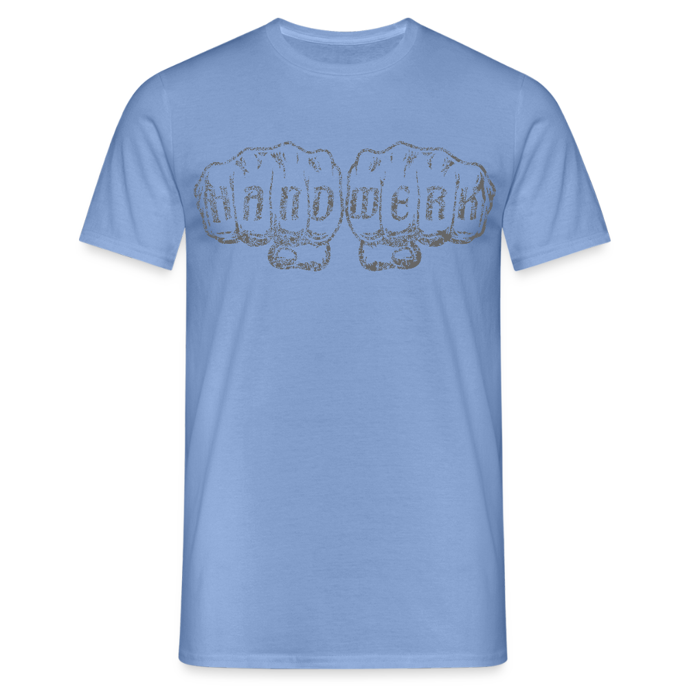 Unisex T-Shirt "Handwerk" carolina blue Männer T-Shirt