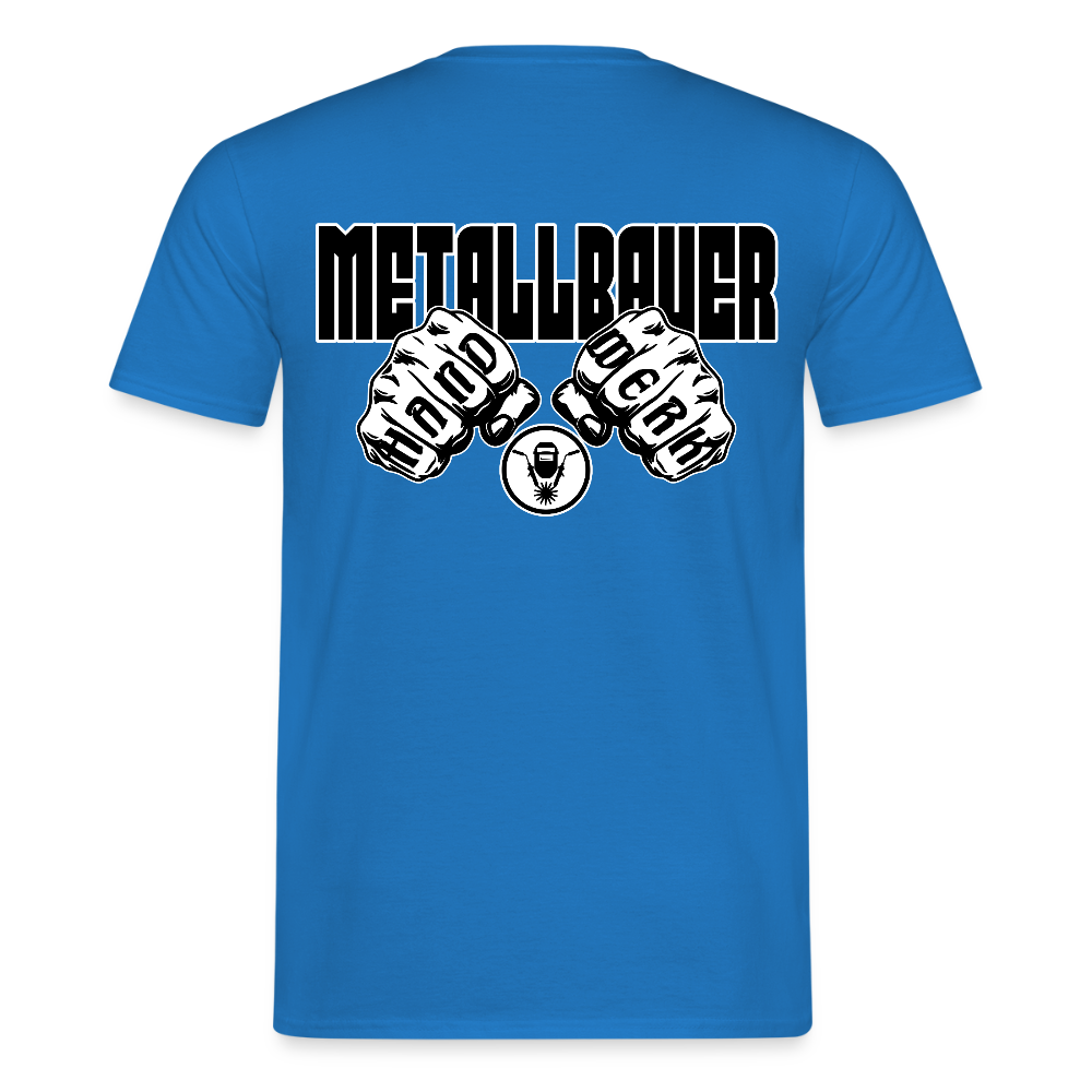 Unisex T-Shirt "Metallbauer" Royalblau Männer T-Shirt