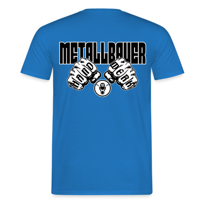Unisex T-Shirt "Metallbauer" Royalblau Männer T-Shirt