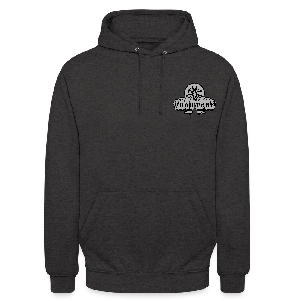 Unisex Hoodie "Spengler" beidseitig bedruckt - Anthrazit