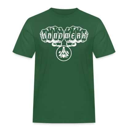 Männer Workwear T-Shirt "Maurer" Flaschengrün Männer Workwear T-Shirt