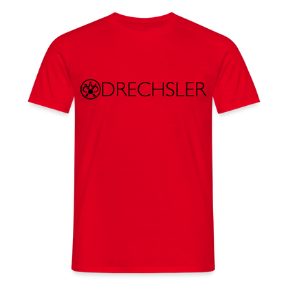 Unisex T-Shirt "Drechsler" Rot Männer T-Shirt