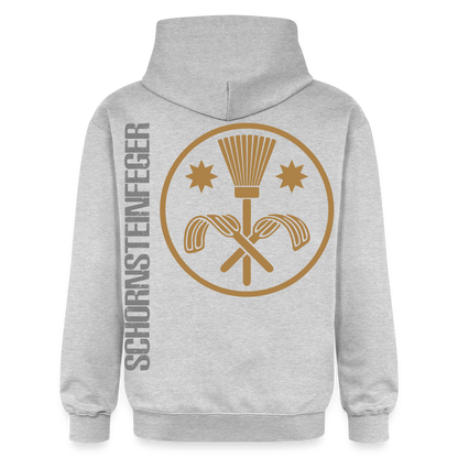 Gildan Unisex Softstyle® "Schornsteinfeger" Hellgrau meliert Gildan Unisex Softstyle® Midweight Hoodie