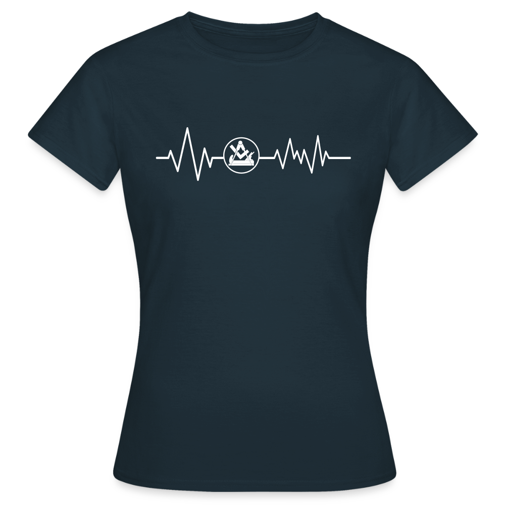 Frauen T-Shirt "Schreiner" Navy Frauen T-Shirt