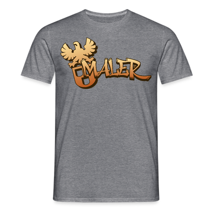 Unisex T-Shirt "Maler" Graphit meliert Männer T-Shirt