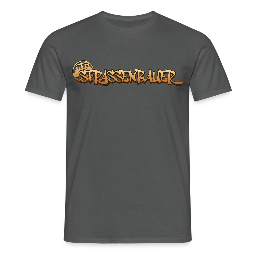Unisex T-Shirt "Strassenbauer" Anthrazit Männer T-Shirt