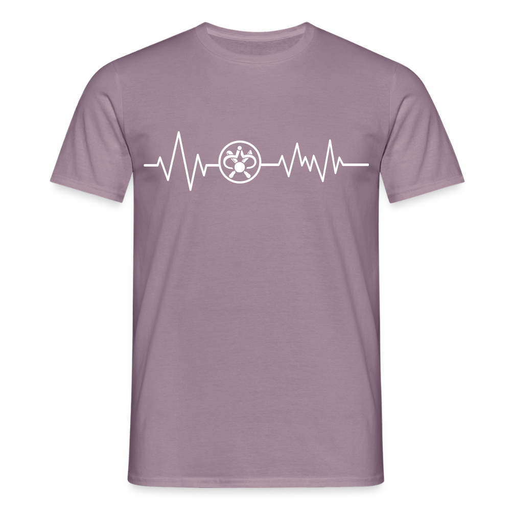 Unisex T-Shirt "Drechsler" Lilagrau Männer T-Shirt