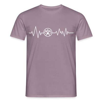 Unisex T-Shirt "Drechsler" Lilagrau Männer T-Shirt