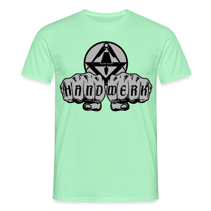 Unisex T-Shirt "Stuckateur" Mintgrün Männer T-Shirt