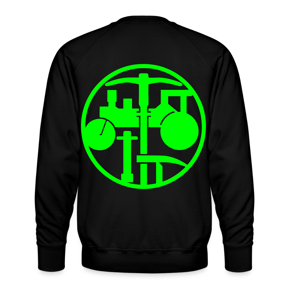 Unisex Premium Pullover "Strassenbauer" neongrün Männer Premium Pullover