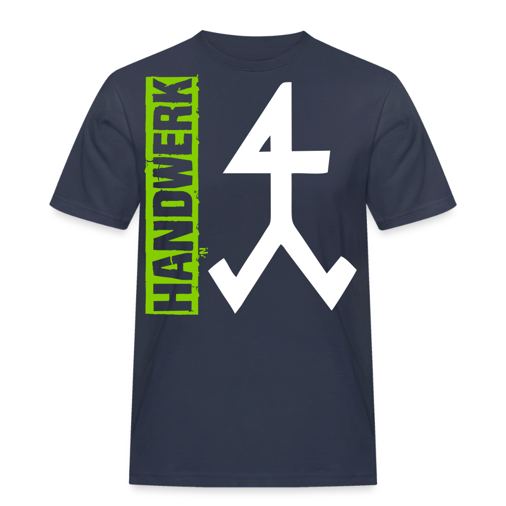 Unisex Workwear T-Shirt "Steinmetz" Navy Männer Workwear T-Shirt