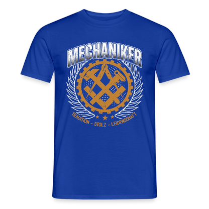 Unisex Mechaniker T-Shirt von Spreadconnect, bequemes Männer T-Shirt mit traditionellem Design, sichtbare Grafik auf der Vorderseite
