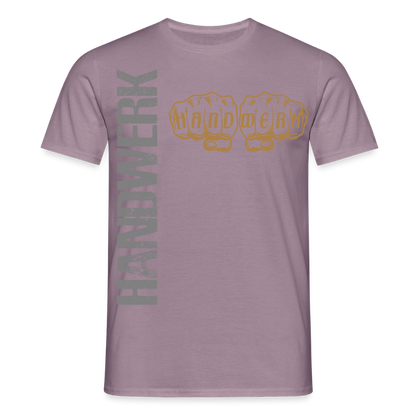 Unisex T-Shirt "Handwerk24" Lilagrau Männer T-Shirt