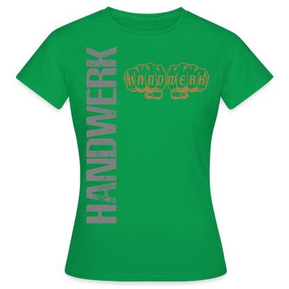 Frauen T-Shirt "Handwerk24" Kelly Green Frauen T-Shirt