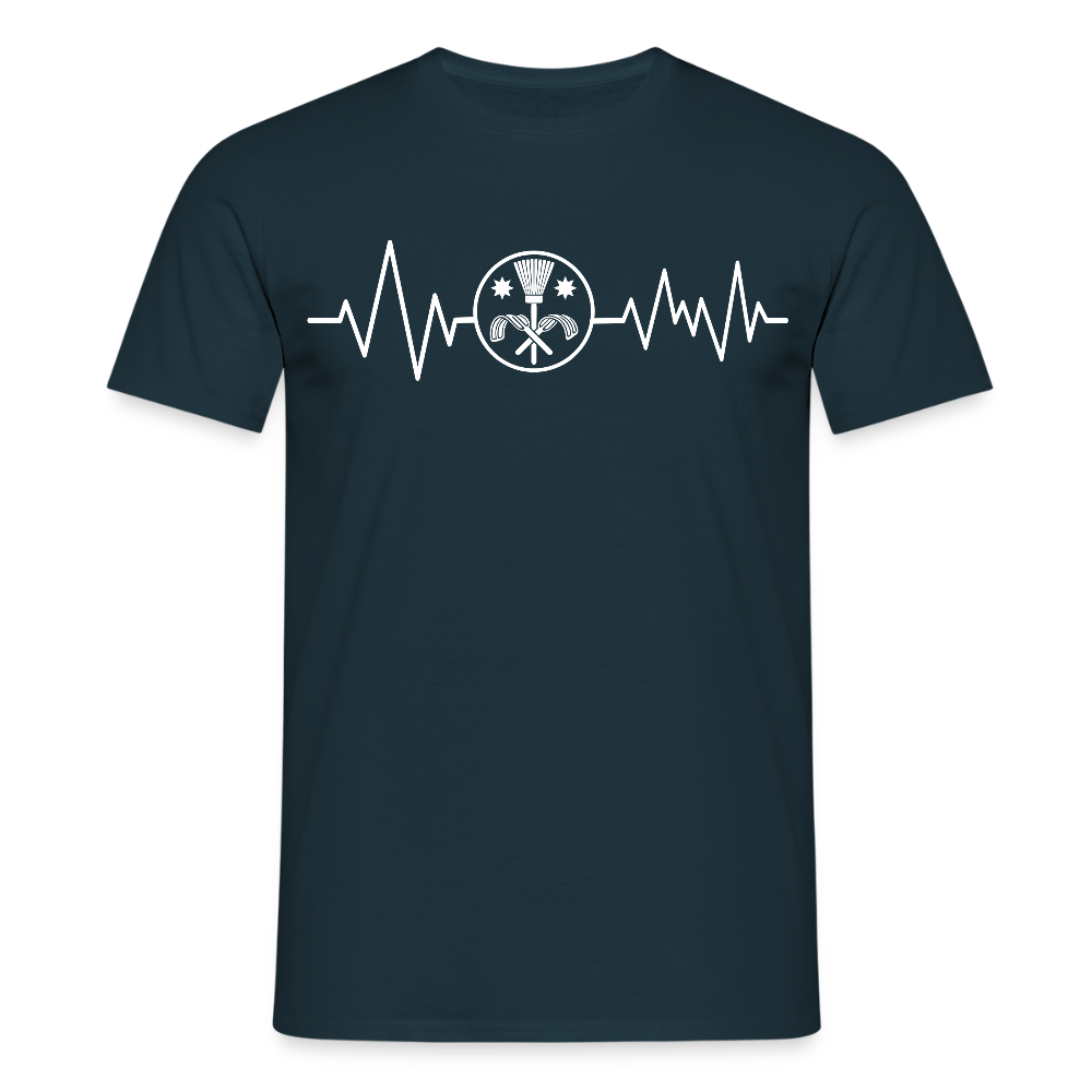 Unisex T-Shirt "Schornsteinfeger" Navy Männer T-Shirt
