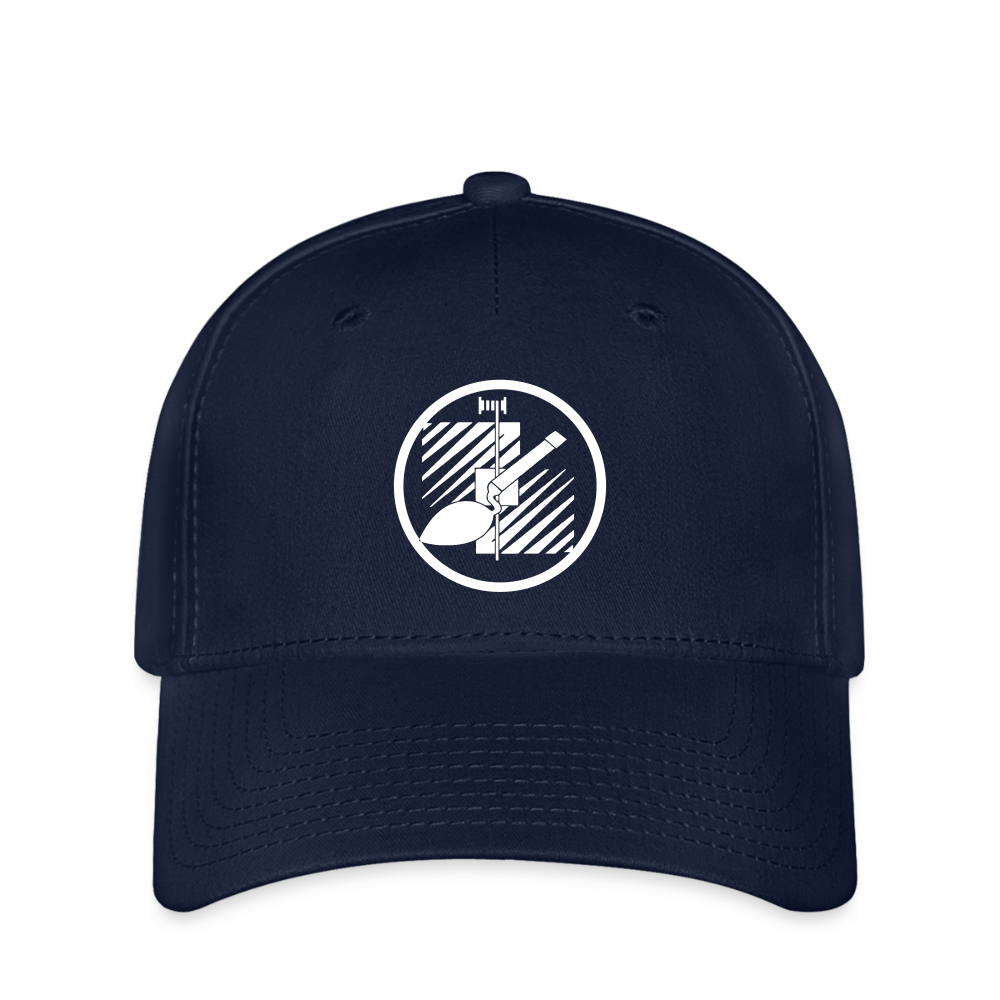 Flexfit Cap "Fliesenleger" Navy Flexfit Cap