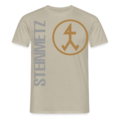 Unisex T-Shirt "Steinmetz" Sandbeige Männer T-Shirt