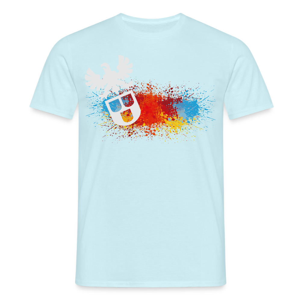Unisex T-Shirt "Splash-Maler" Sky Männer T-Shirt