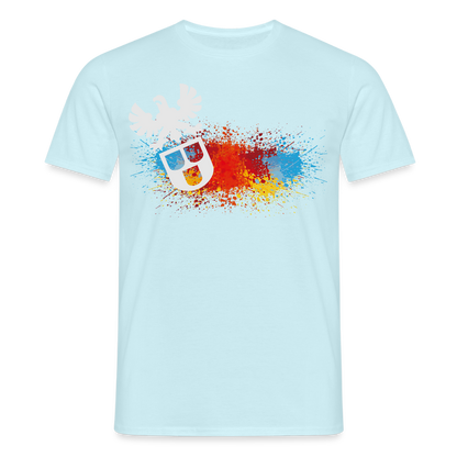 Unisex T-Shirt "Splash-Maler" Sky Männer T-Shirt