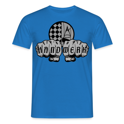 Unisex T-Shirt "Bodenleger" Royalblau Männer T-Shirt