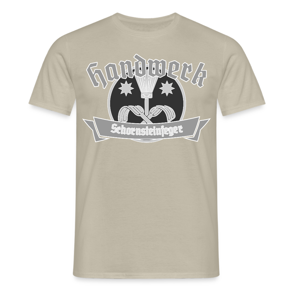 Unisex T-Shirt "Schornsteinfeger" Sandbeige Männer T-Shirt