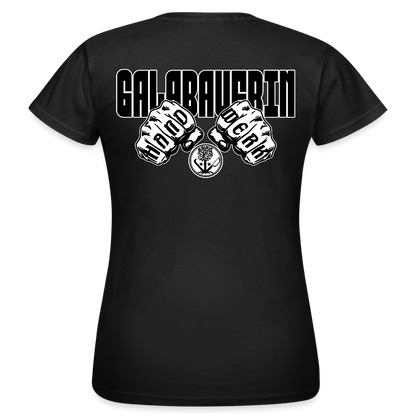Frauen T-Shirt "GaLaBauerin" (beidseitig bedruckt) Schwarz Frauen T-Shirt