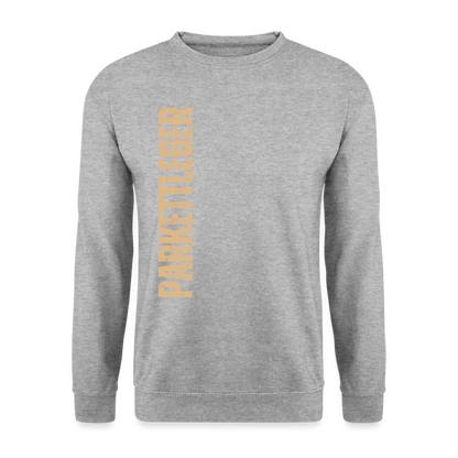 Unisex Pullover "Parkettleger" Weißgrau meliert Unisex Pullover