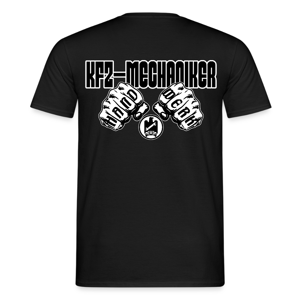 Unisex T-Shirt "Mechaniker" Schwarz Männer T-Shirt