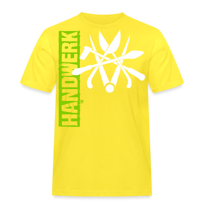 Unisex Workwear T-Shirt "Spengler" Gelb Männer Workwear T-Shirt