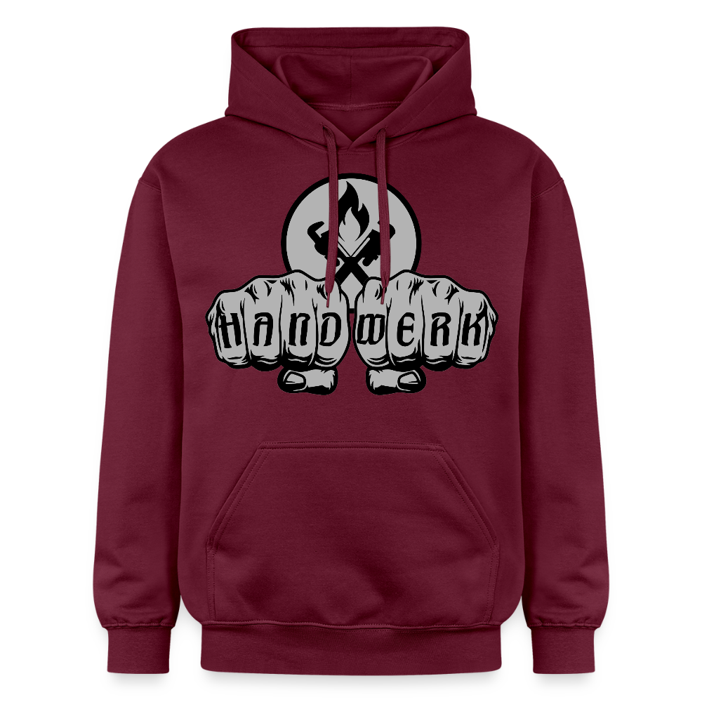 Gildan Unisex Softstyle® "Heizungsbauer" Maroon Gildan Unisex Softstyle® Midweight Hoodie