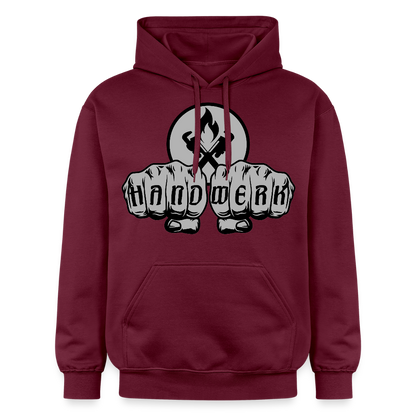 Gildan Unisex Softstyle® "Heizungsbauer" Maroon Gildan Unisex Softstyle® Midweight Hoodie